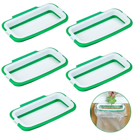 VinBee 5 PCS Portable Trash Bag Holder Hanging Trash Garbage Bag Holder Hanging by VinBee