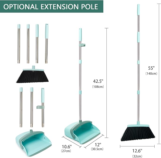 Broom and Dustpan Set, Dustpans - Image 4