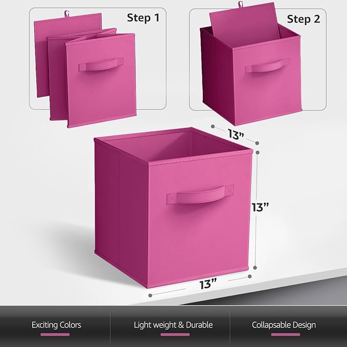 Sorbus 13 Inch Storage Bins - Image 7