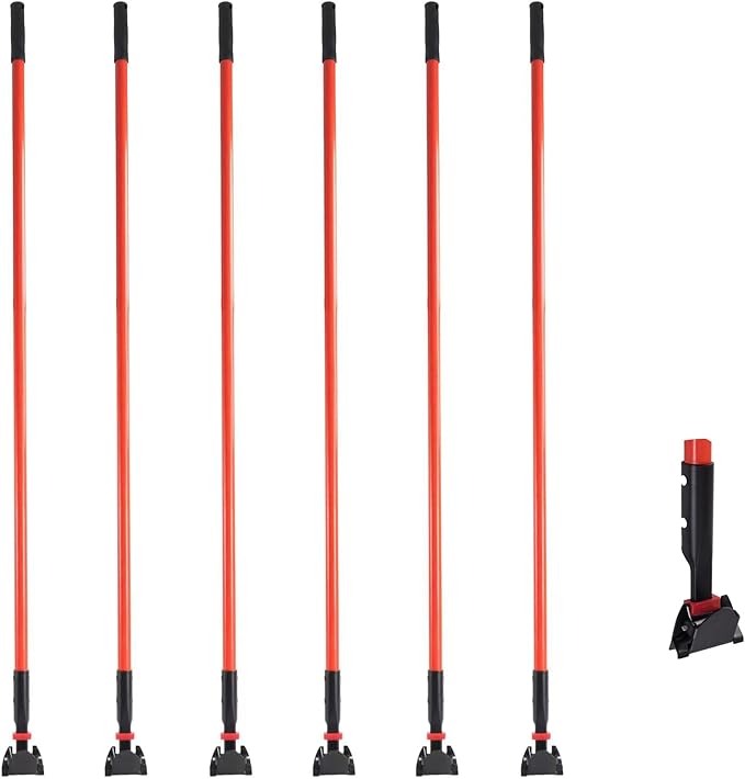Matthew Cleaning Jaw Clamp Mop Handle, Snap-On Fiberglass Dust Mop Handle by MATTHEWCLEANINGPRODUCTS