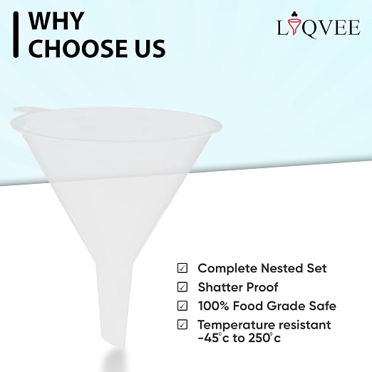 Funnel Set - Durable, Food-Grade Plastic funnels - Image 6