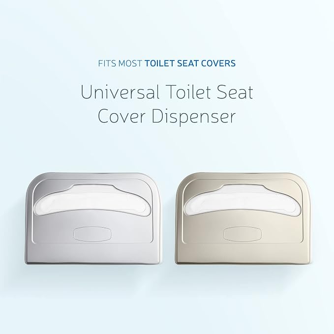 EZbrnd Wall Mount Half-Fold Toilet Seat Cover Dispenser - Image 5