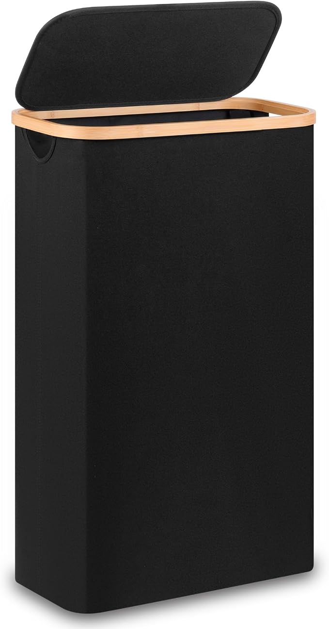 60L Slim Laundry Hamper, Laundry Basket by Merkisa