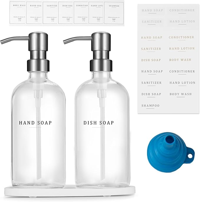 Glass Soap Dispenser by Eggs+sound