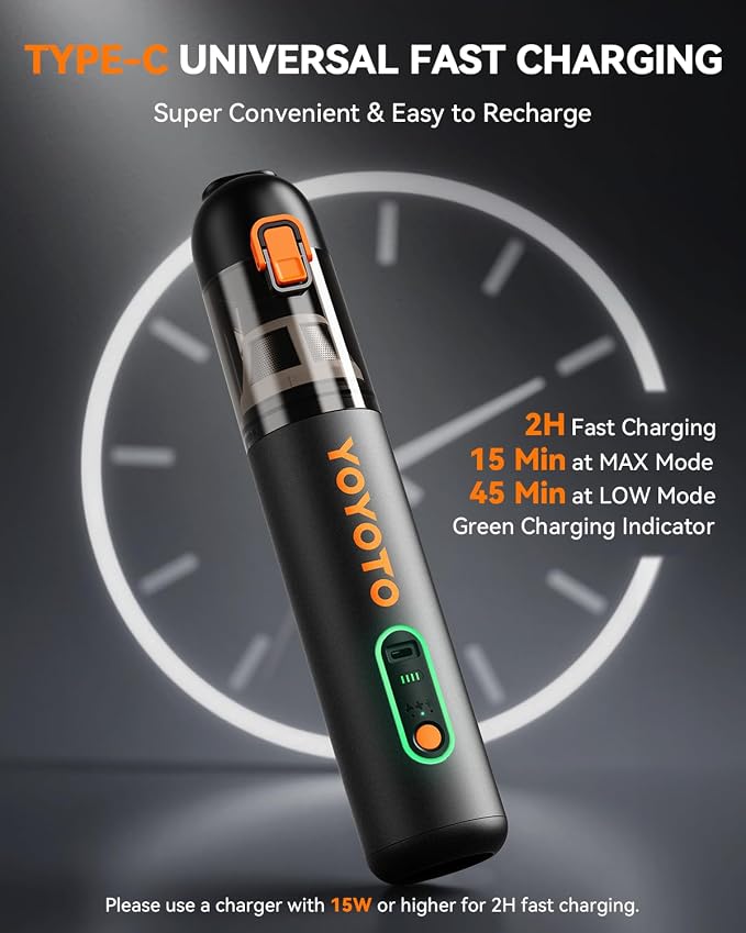 Car Vacuum, Handheld Vacuum Cordless - Image 4