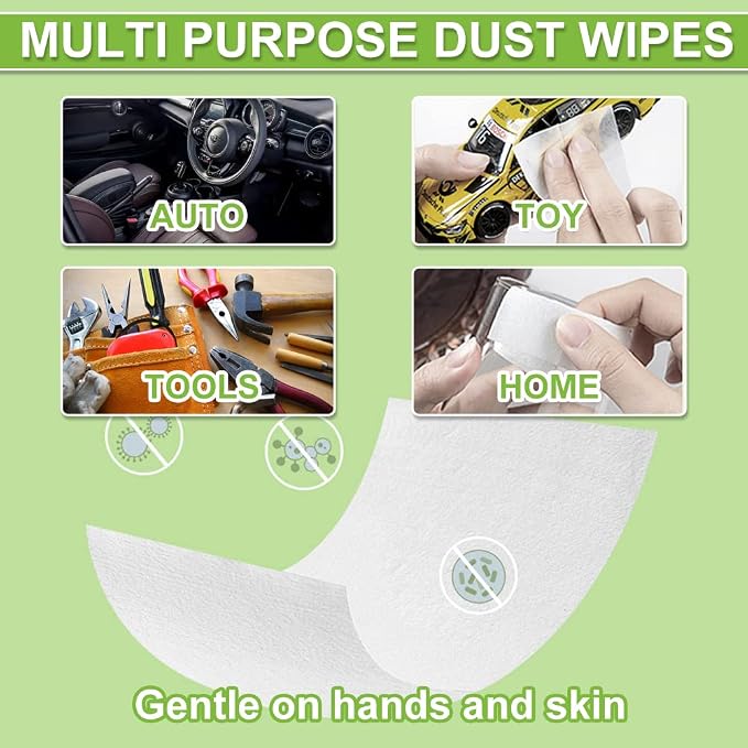 Air Jungles All Purpose Car and Home Cleaning Wipes 70 Count, Extra Large 8" x - Image 7
