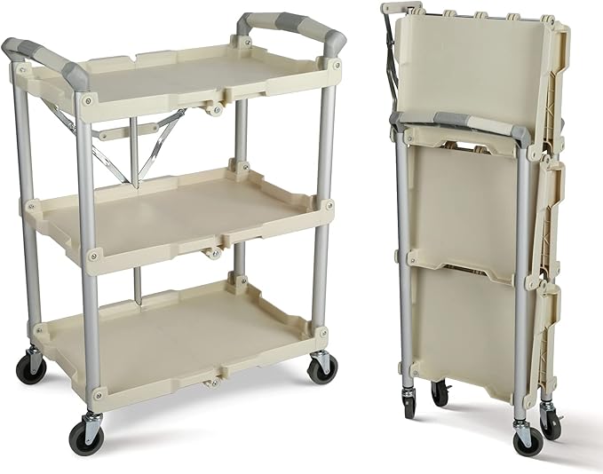 Olympia Tools 89-351 Pack-N-Roll Folding Collapsible Service Cart, 150LB by OlympiaTools