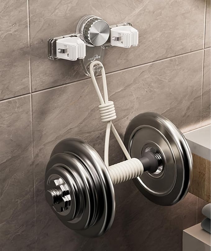 Mop and Broom Holder Wall Mount, No Punching Required Broom and Mop Organizer - Image 5