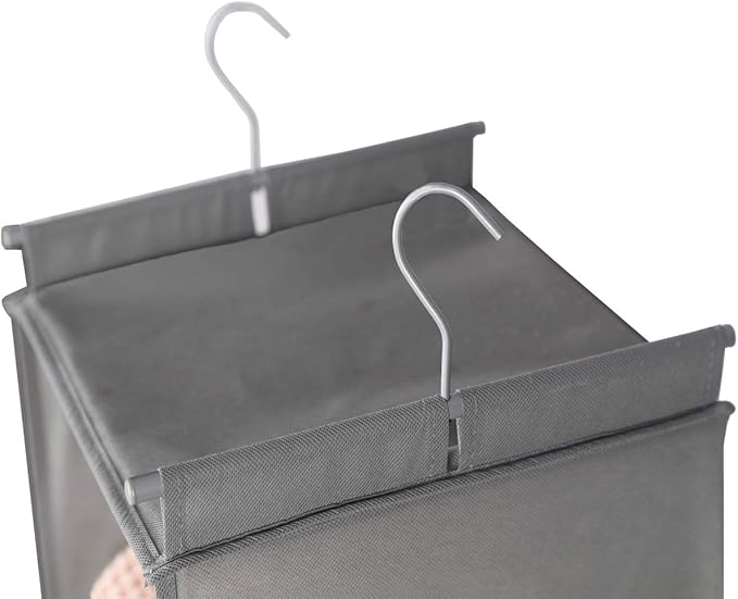 MAX Houser 5 Shelf Hanging Closet Organizer, Space Saver, Closet Hanging Shelves - Image 4
