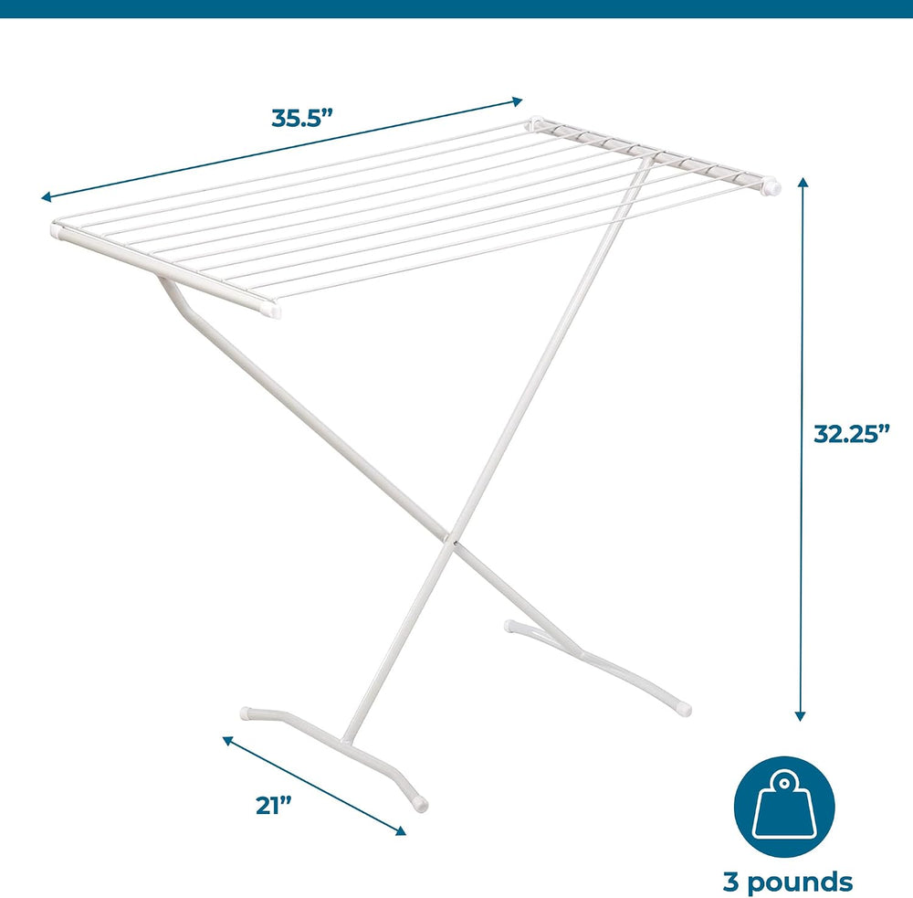 Honey-Can-Do Collapsible Clothes Drying Rack – Sturdy Metal X-Frame, Space-Sa...