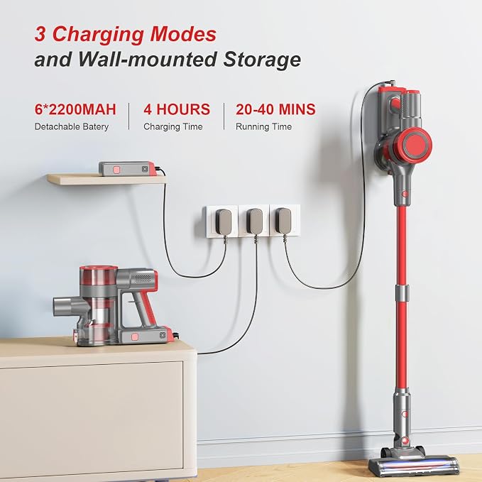 Cordless Vacuum Cleaner, Lightweight Stick Vacuum Cleaner - Image 9