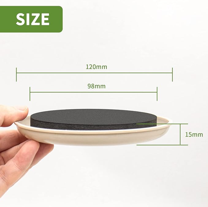 Furniture Sliders for Carpet 8 PCS - Image 2