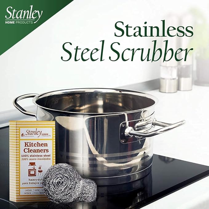 Stanley Home Products Stainless Steel Kitchen Scouring Cleaners - Image 3