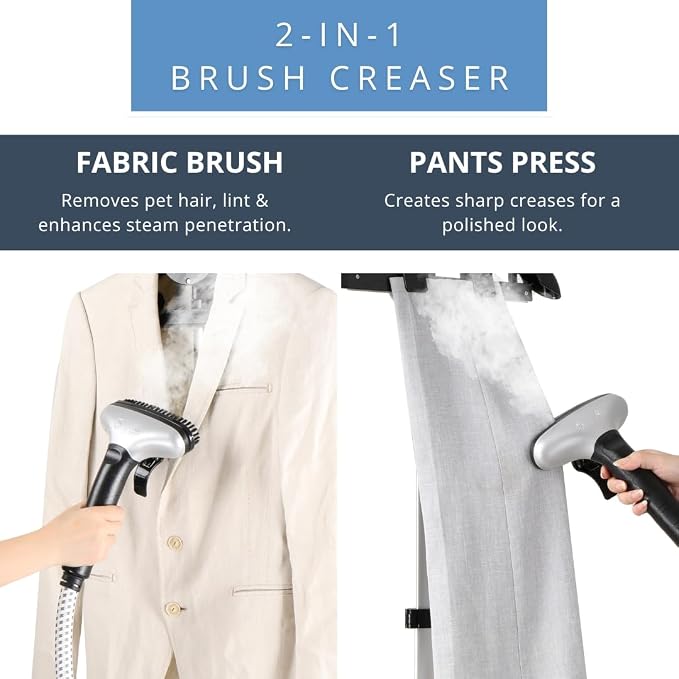 SALAV Commercial-Grade Standing Garment Steamer - Image 8