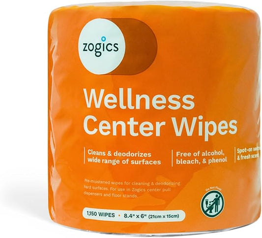 Zogics Wellness Center Cleaning Wipes – Gym Wipes by Zogics
