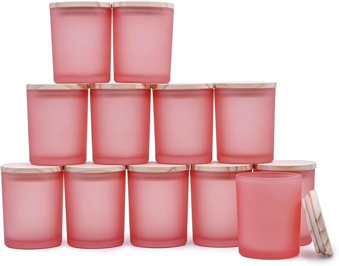 Thick Candle Jars for Making Candles 12 Pcs, 7 OZ Empty Jars by Showin