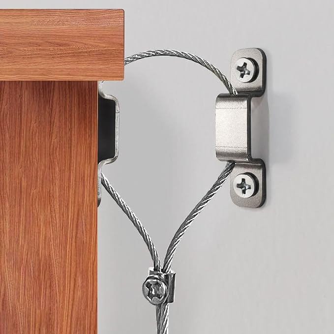Furniture Anchors, TUPSKY Falling Furniture Prevention Device Cabinet Anti Tip by TUPSKY