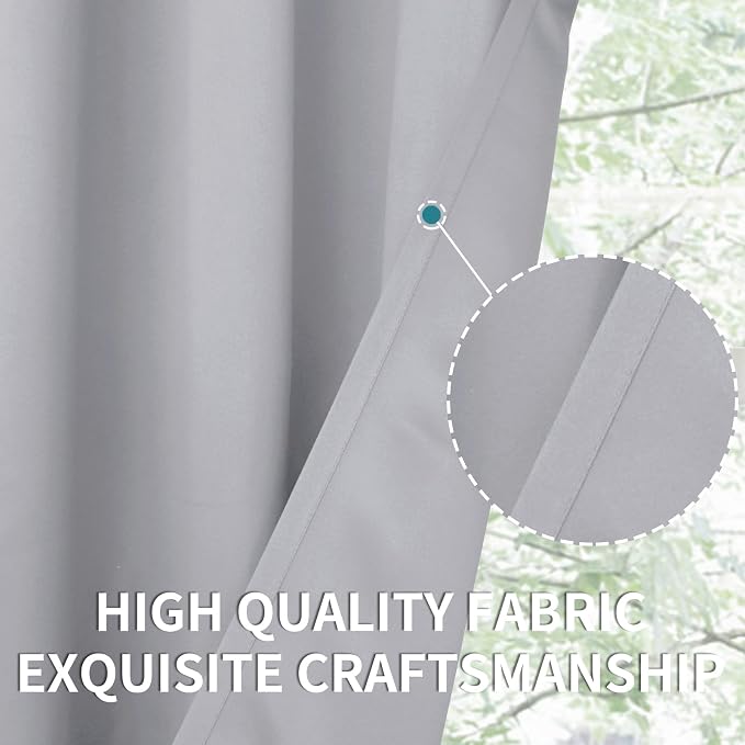 BGment Small Window Curtains 30 Inches Length - Image 6