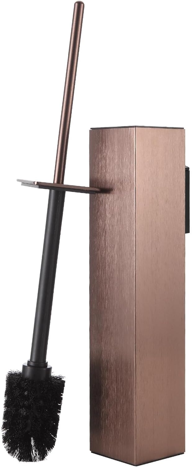 BGL Toilet Brush and Holder Set Rose Gold Wall Mounted by BGL