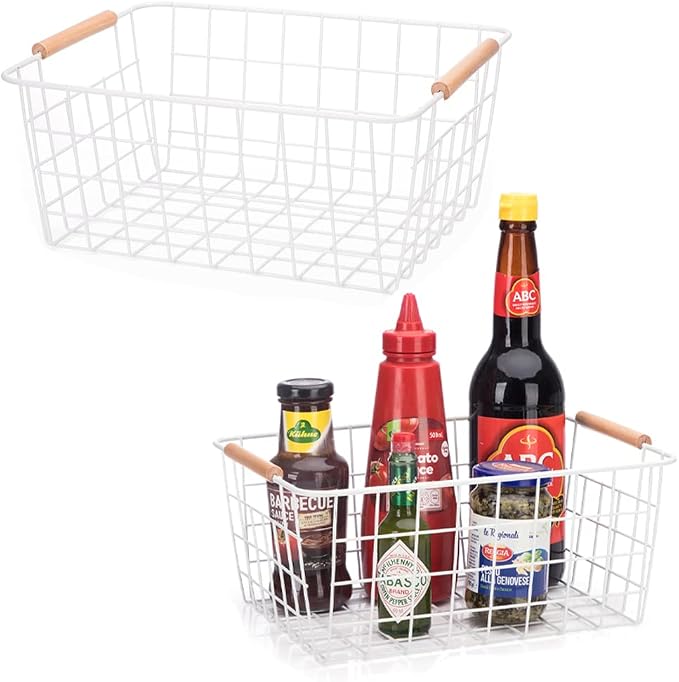 Metal Wire Food Storage Basket Organizer - Image 2