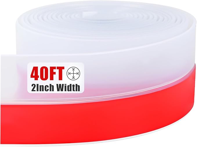 Draft Seal Tape for Doors and Windows 2 in x 40 Ft Silicone Weather Stripping by Kikerike