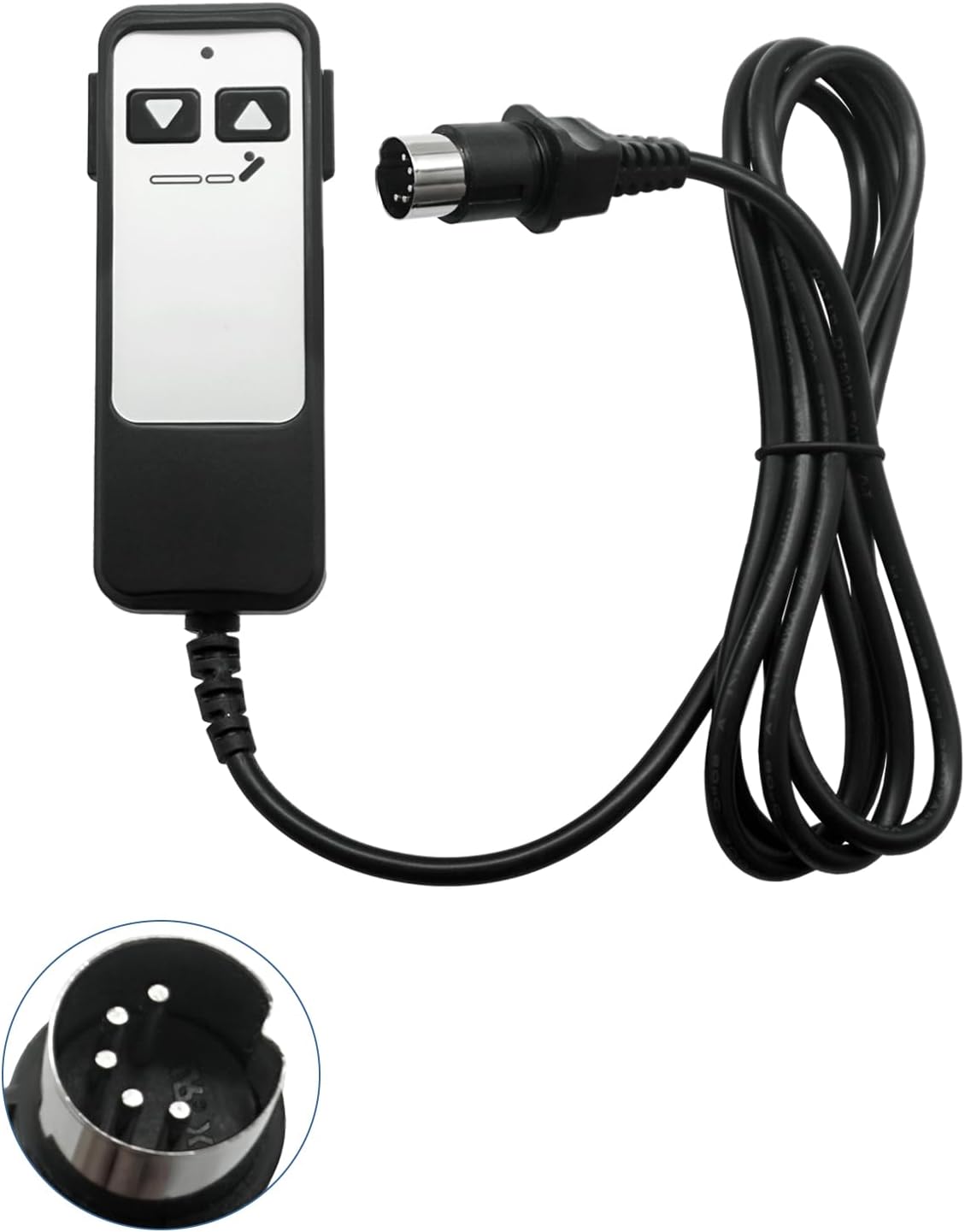 ‌5-Pin Adjustable Beds Wired Remote Control Fits for Matt,Firm 50 Series, Leggett & Platt Bas-X CF, and Richmat HJH5 Models‌
