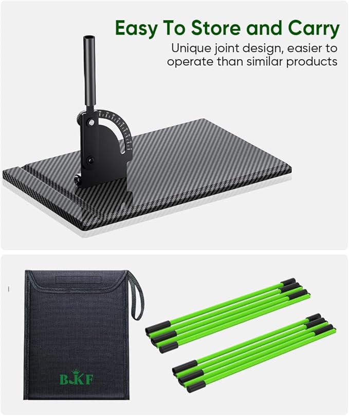 BKF Golf Alignment Sticks and Angle Holder Set - Image 2