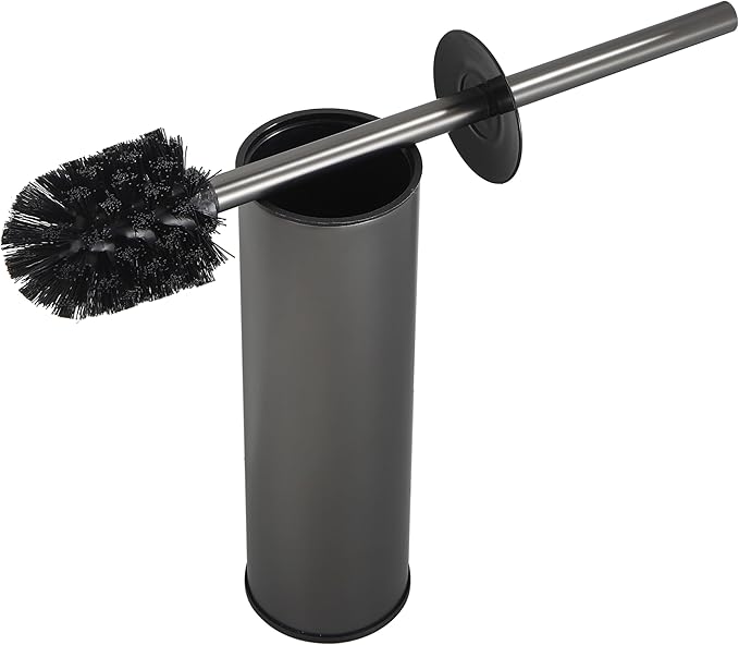 Toilet Brush and Holder Set Premium Material Toilet Bowl Cleaner Free Standing by KLDKLD
