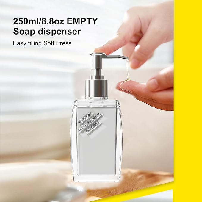 2 Pack Soap Dispenser, soap Dispenser - Image 5