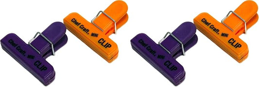 Chef Craft Select Plastic Mini Bag Clip, 3 inch Width 2 Piece Set by ChefCraft