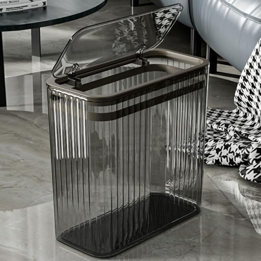 Transparent Trash Can, Bathroom Trash Cans - Image 3