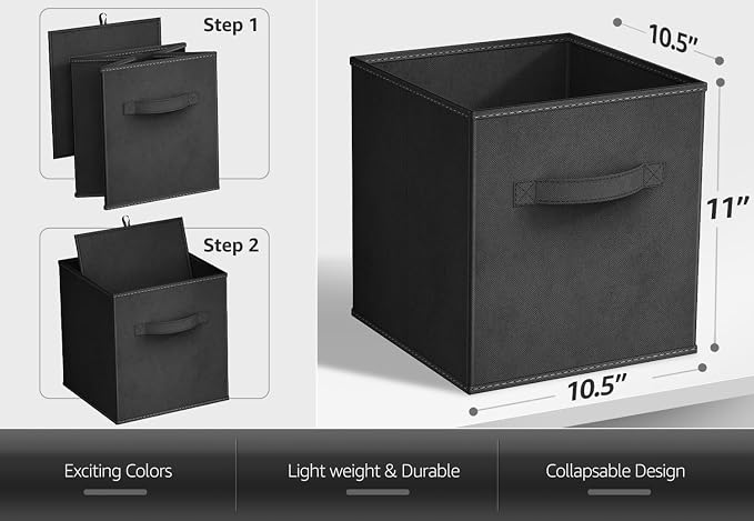 Sorbus Foldable Storage Cubes - Image 2