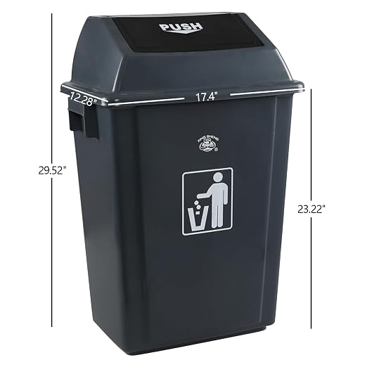 4-Pack Rectangular Waste Container - Image 2