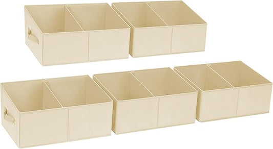 DIMJ Closet Storage Bins, 5 Pack Storage Baskets by DiMJ