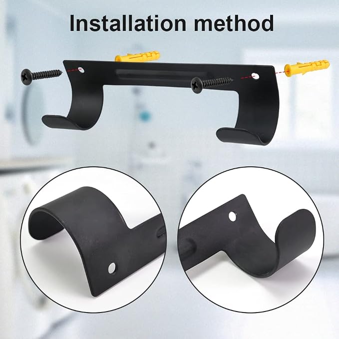 Ironing Board Hanger Wall Mount Ironing Board Holder Organizer Wall Rack - Image 3