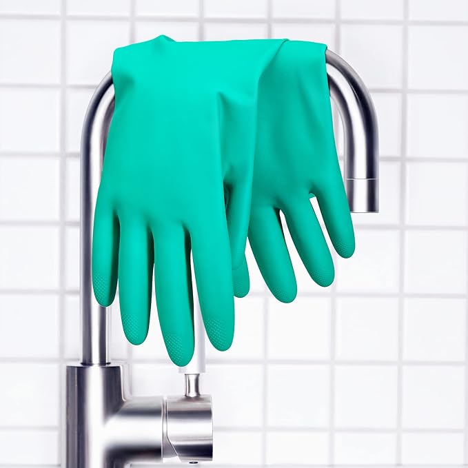 ThxToms Chemical Resistant Nitrile Gloves, Resist Household Acid, Solvent and - Image 3