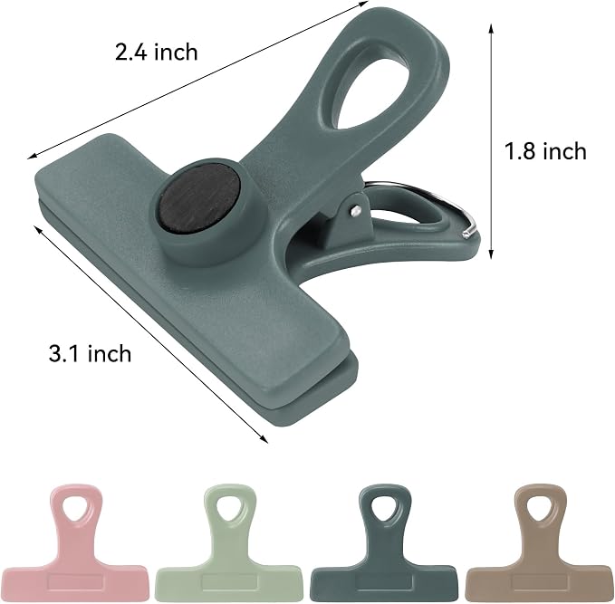 TACGEA Chip Clips, Magnetic Bag Clips - Image 2