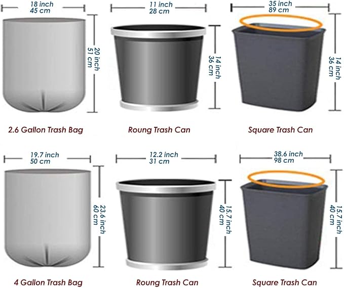 Small Trash Bags 2.6 Gallon - Image 8