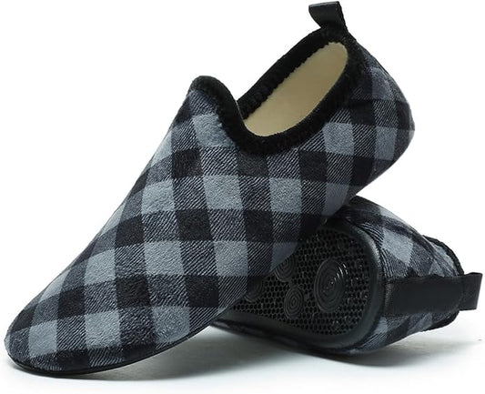 Adult Indoor House Slippers Socks Lightweight Non Slip Grip House Home Shoes - Image 2