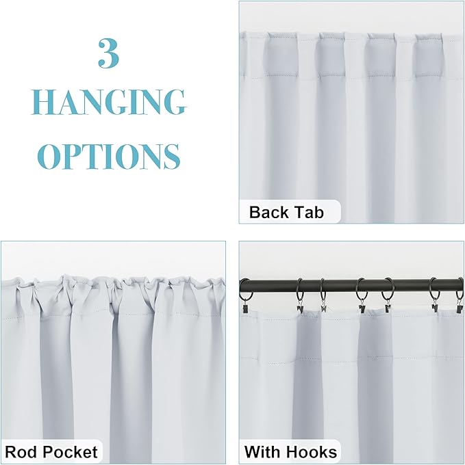 RYB HOME Small Window Curtains - Image 6