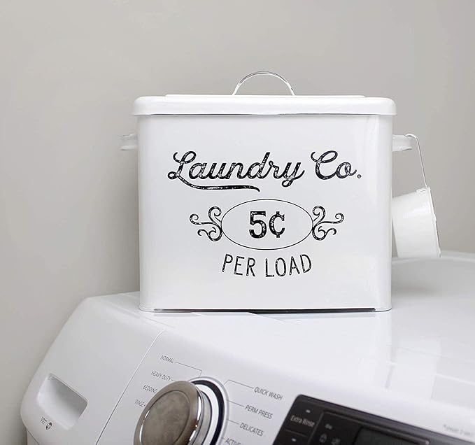 AuldHome Design Farmhouse Laundry Powder Container - Image 4