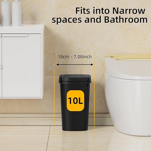 3 Pack Bathroom Small Trash Can - Image 3
