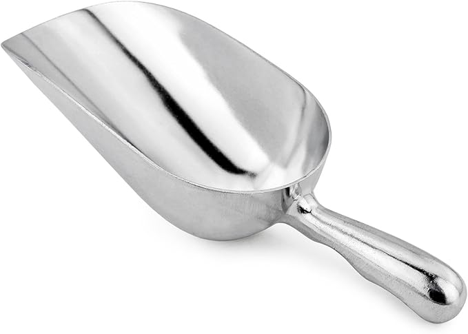 New Star Foodservice 34547 One-Piece Cast Aluminum Round Bottom Bar Ice Flour by NewStarFoodservice