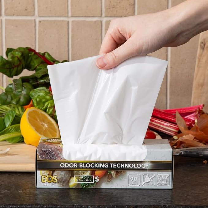 BOS Odor-Sealing Kitchen, Home & Food Small Trash Bags - Image 2