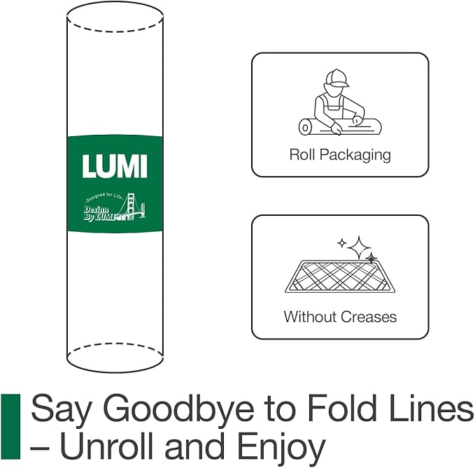 LUMI Indoor Door Mat 36"x59", Ultra Thin Low Profile Non-Slip Doormat - Image 3