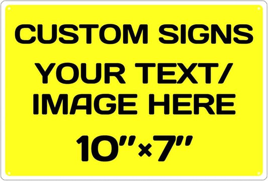 Personalized Aluminum Weatherproof Metal Signs by Repaly