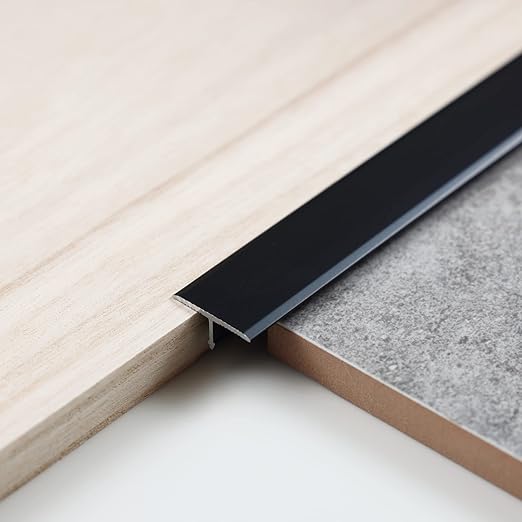 3Pcs Aluminum T Molding Trim & Floor Transition Strips, Flat Divider Strip by AllAboutTrimMoldings
