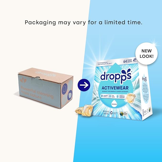 Dropps Sensitive Skin Laundry Detergent Pods, Unscented - Image 7