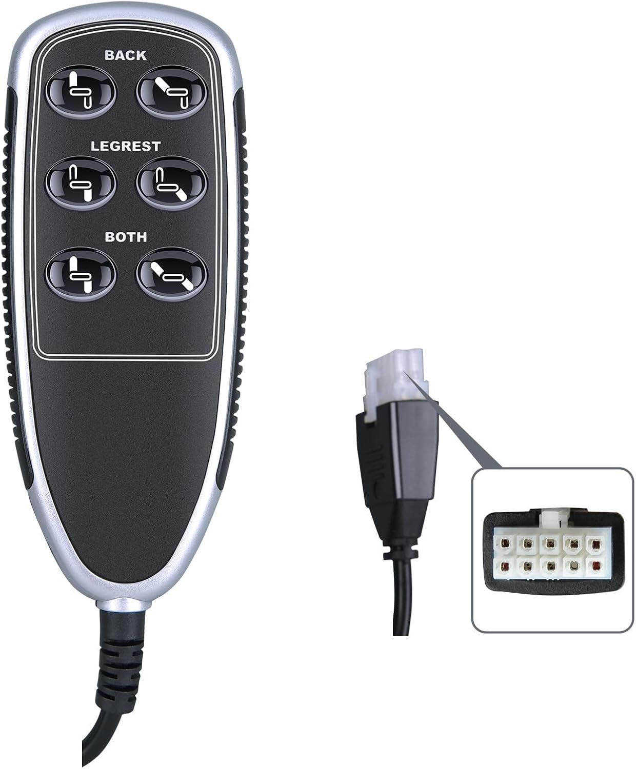 Replacement for La-Z-Boy Model 11850U-07 InSeat Recliner Power Remote Handset Part #10.00035