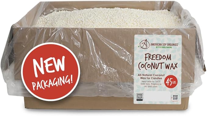 American Soy Organics Freedom Coconut Soy Wax Beads by AmericanSoyOrganics